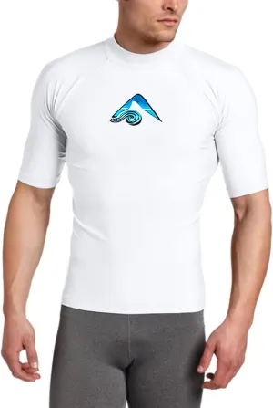 Kanu Surf Mercury Rashguard for Men UPF 50  Sun Protection Swim Shirts Rash Guard for Men