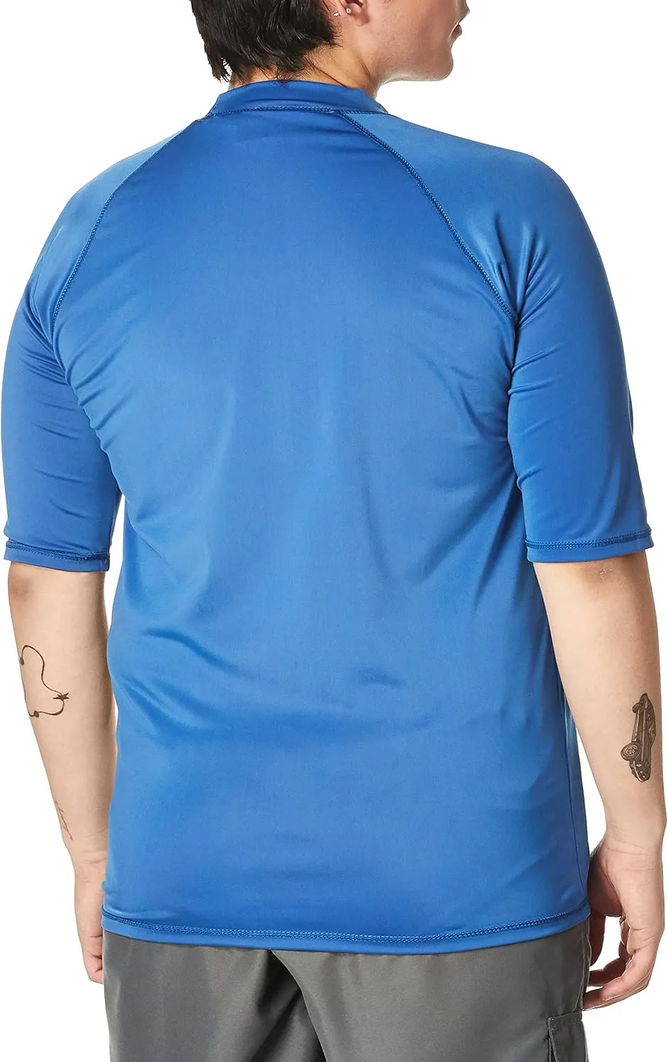 Kanu Surf Mercury Rashguard for Men UPF 50  Sun Protection Swim Shirts Rash Guard for Men