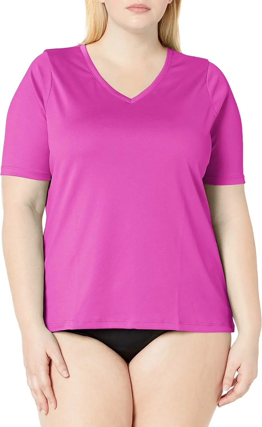 Kanu Surf Women's UPF 50 Short Sleeved Active Swim Shirt Rashguard & Workout Top (Regular & Extended/Big Sizes)