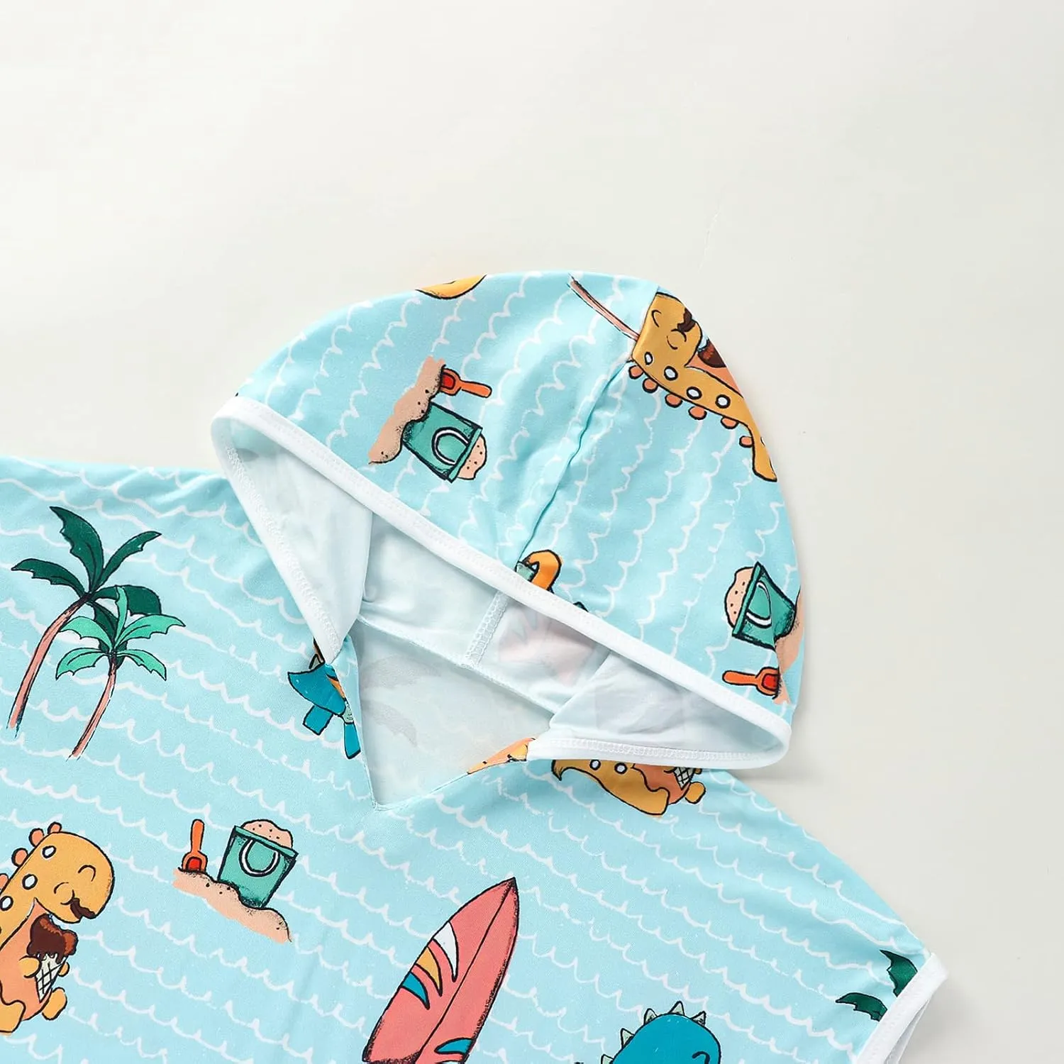 KMBANGI Kids Toddler Baby Girl Boy Beach Cover Ups for Swimsuit Rash Guards Hooded Bath Poncho Towel Cloak 1-6T