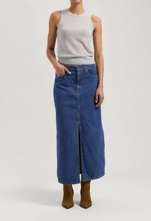 Lena Long Skirt - Medium Stone