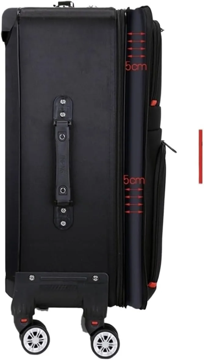 Luggage 2024 New Large Capacity Durable Luggage Sets Oxford Suitcase Women Girl Carry-On Boarding Travel 20/22/24/26/28 Suitcase(28 inch)