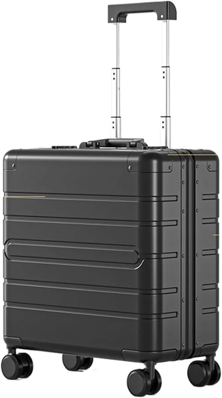 Luggage Carry-on Travel Luggage 18 Inches All Aluminum Magnesium Alloy Trolley Case Small Boarding Box Universal Wheel Suitcase Suitcase(6)