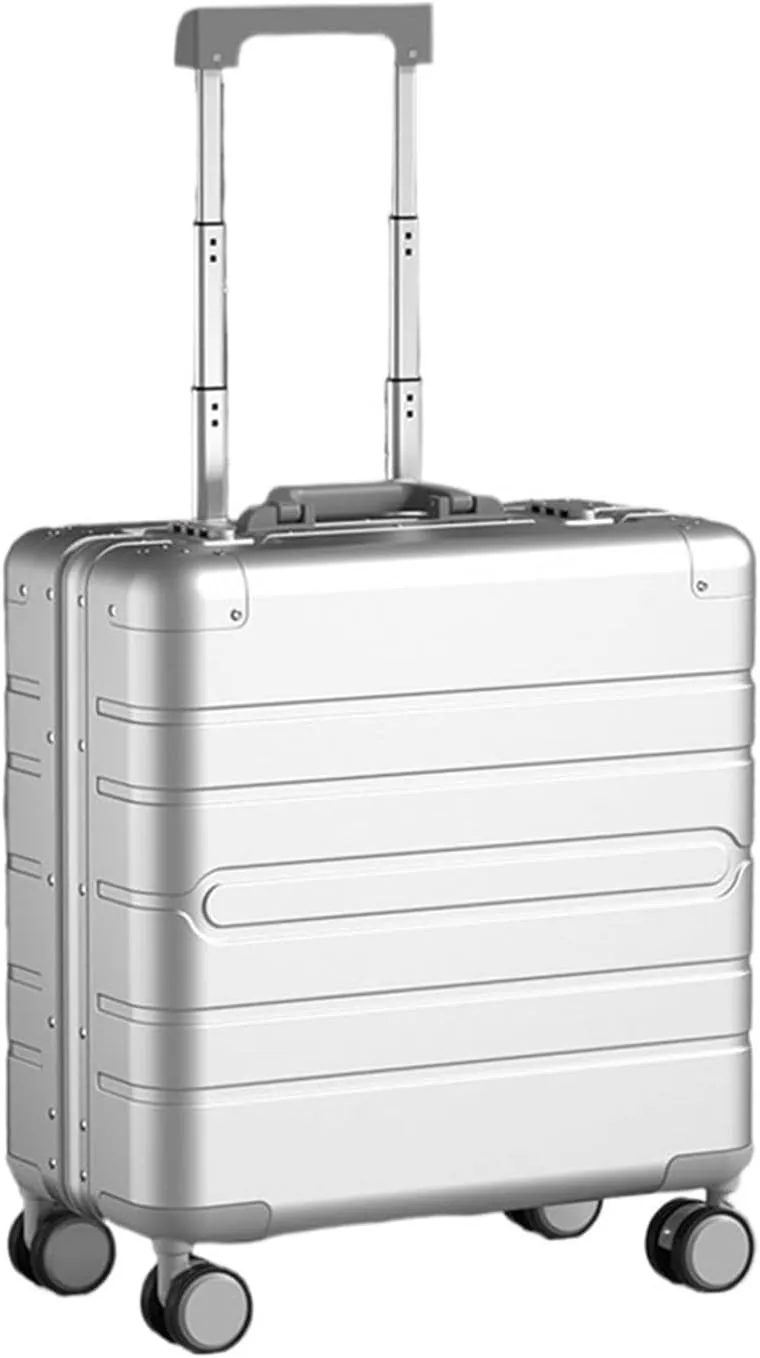 Luggage Carry-on Travel Luggage 18 Inches All Aluminum Magnesium Alloy Trolley Case Small Boarding Box Universal Wheel Suitcase Suitcase(6)