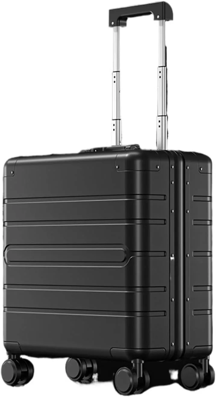Luggage Carry-on Travel Luggage 18 Inches All Aluminum Magnesium Alloy Trolley Case Small Boarding Box Universal Wheel Suitcase Suitcase(6)