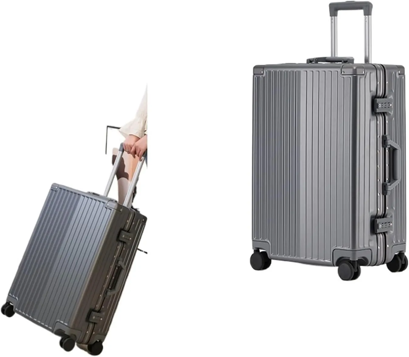 Luggage Travel Suitcase Universal Wheel Luggage Men And Women Large Size Trolley Case Ins Internet Hot New Password Boarding Bag Suitcase(5,20 inches)