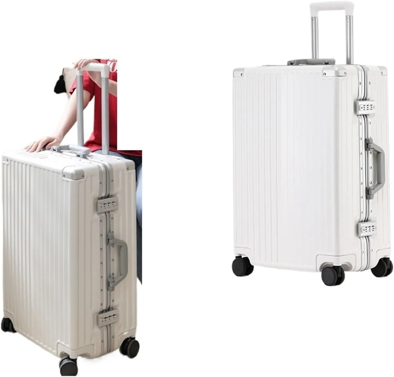 Luggage Travel Suitcase Universal Wheel Luggage Men And Women Large Size Trolley Case Ins Internet Hot New Password Boarding Bag Suitcase(5,20 inches)