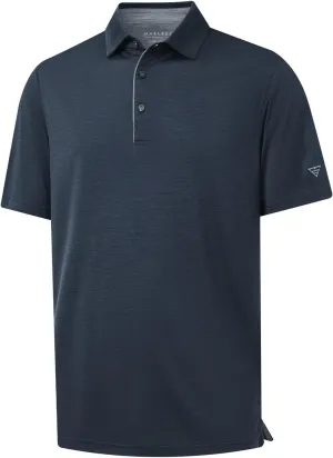 M MAELREG Mens Golf Shirt Short Sleeve Dry Fit Tech Moisture Wicking Performance Stylish Heather Collared Polo Shirts
