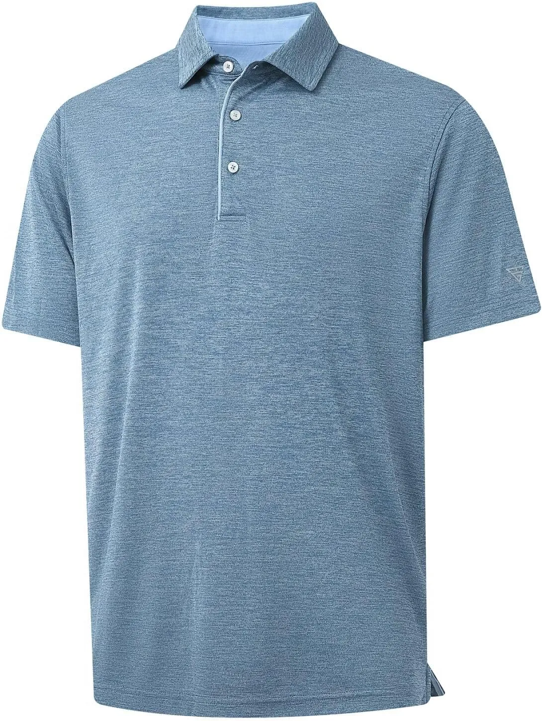 M MAELREG Mens Golf Shirt Short Sleeve Dry Fit Tech Moisture Wicking Performance Stylish Heather Collared Polo Shirts