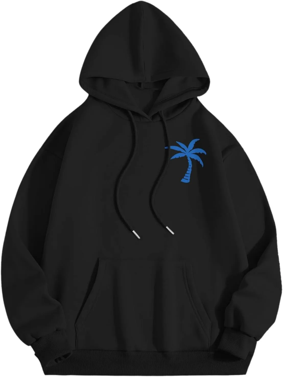 Meet Me at The Ocean Oversized Hoodies for Women Casual Drawstring Sweatshirt Fashion Long Sleeve Pullover