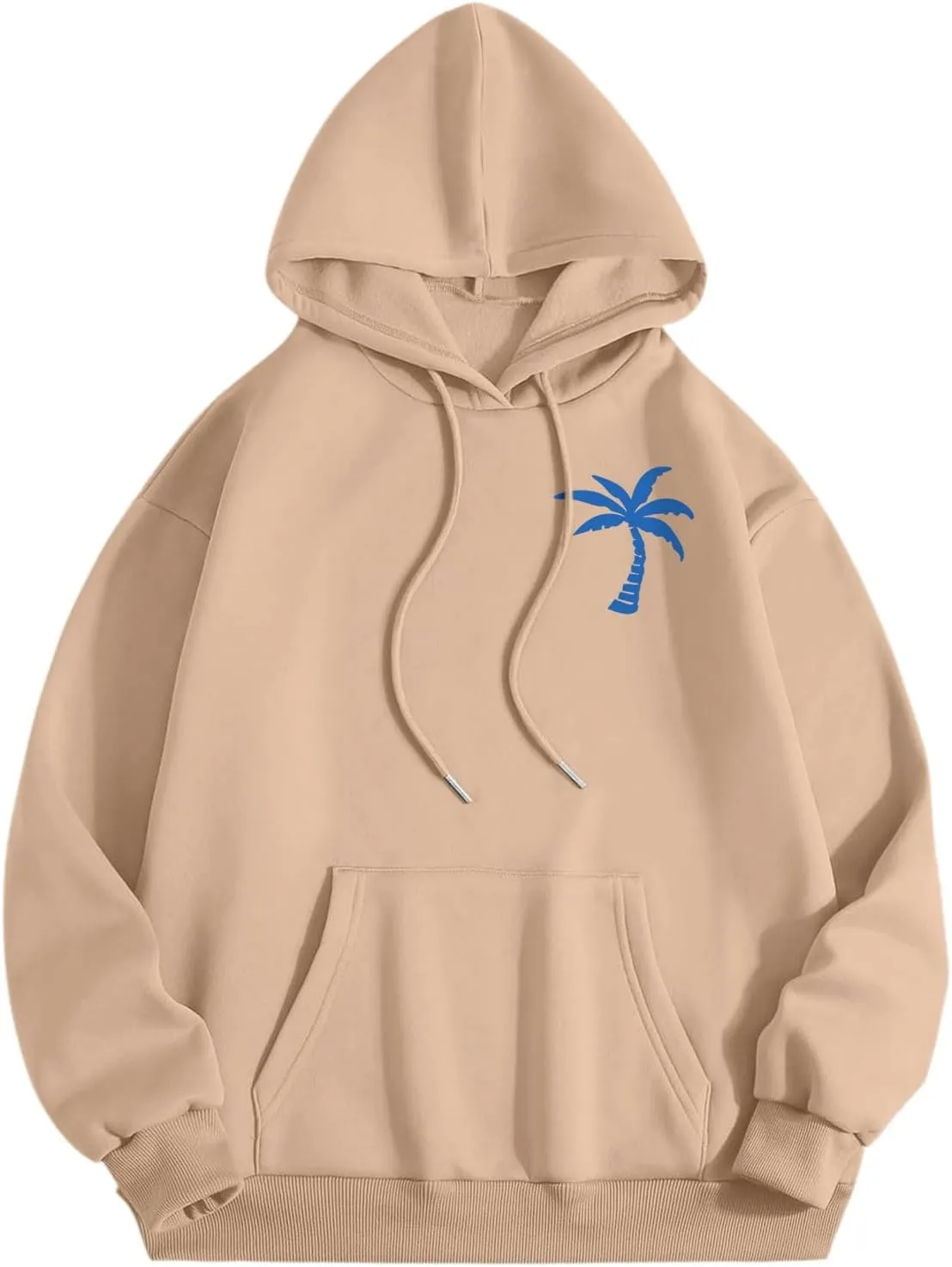 Meet Me at The Ocean Oversized Hoodies for Women Casual Drawstring Sweatshirt Fashion Long Sleeve Pullover