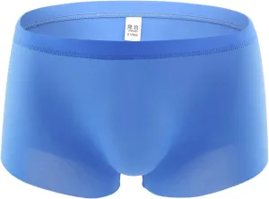 Men Underwear Men's Boxer Briefs Regular Long Spandex Knit Boxer