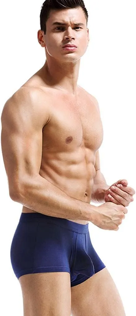 Mens Boxer Briefs Mens Sexy Boxers Panties Naughty for Sex Underwear with Ball Pouch Valentine Gift for Him Underpant