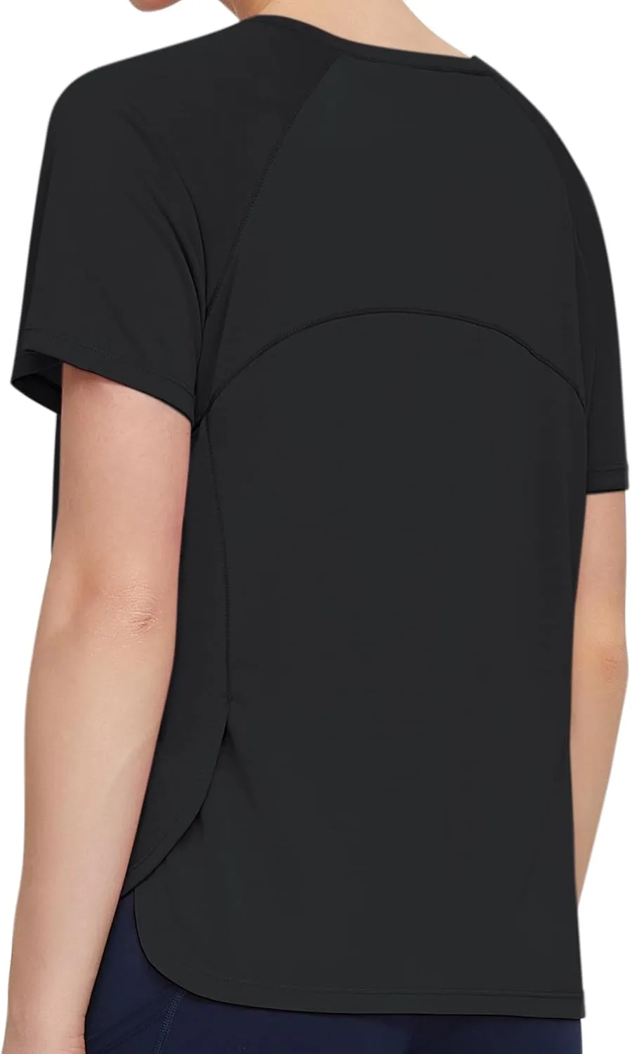 Origiwish Women's Short Sleeve Workout T-Shirt Quick Dry Running Gym Shirts Athletic Casual Yoga Tops