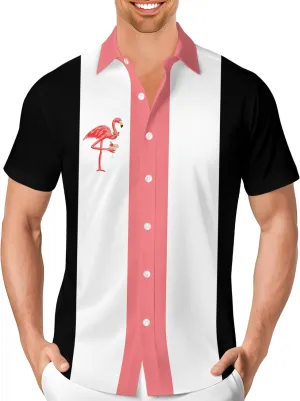 PAGYMO Hawaiian Shirt for Men Funny Summer Aloha Beach Shirts