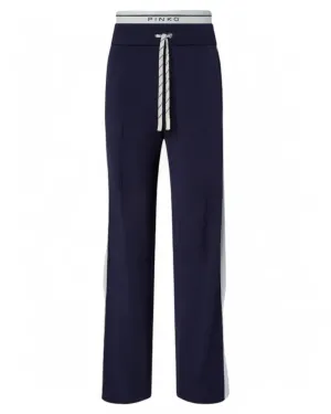Pantaloni Sporty Ampi con Banda Laterale