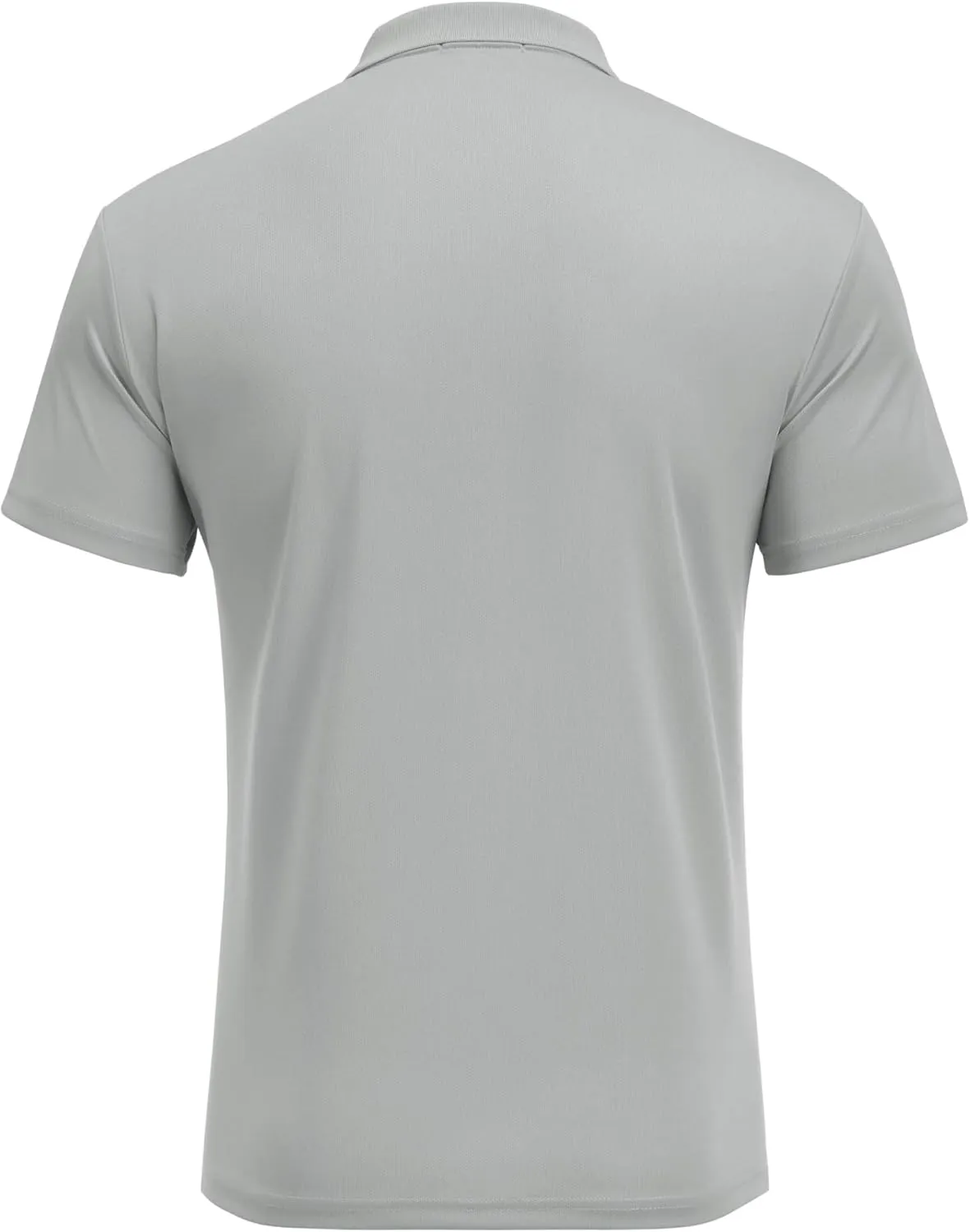 PINSPARK Golf Polo Shirts for Men Quick Dry Short Sleeve Collared Shirt Slim Fit Casual Solid Stylish Polos Shirt