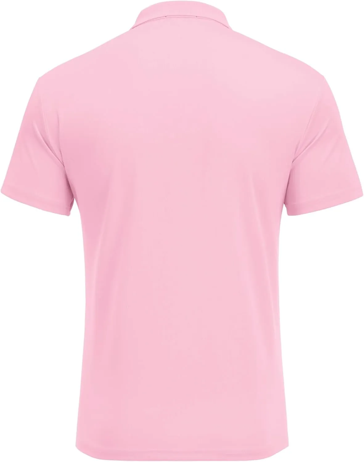 PINSPARK Golf Polo Shirts for Men Quick Dry Short Sleeve Collared Shirt Slim Fit Casual Solid Stylish Polos Shirt