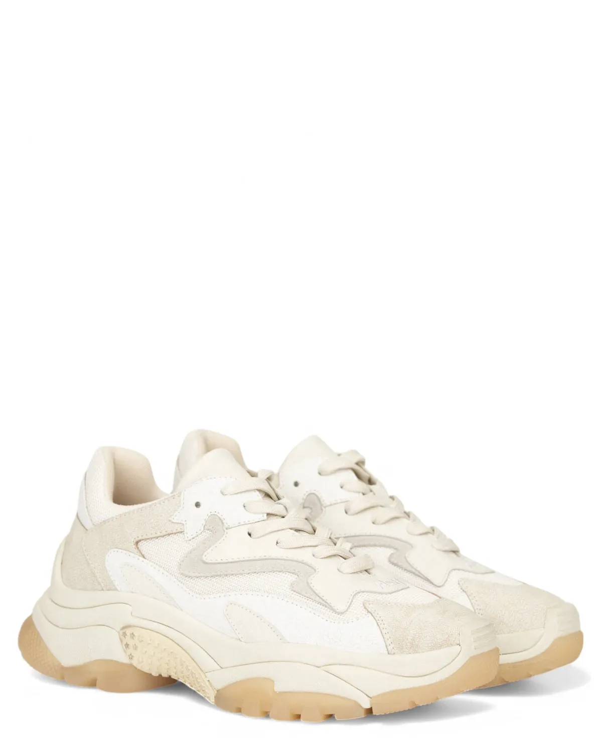Sneakers ASH Addict in Pelle e Tessuto con Suola Chunky