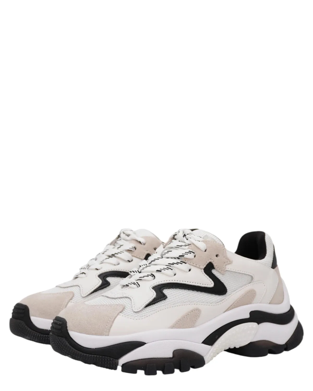 Sneakers ASH Addict in Pelle e Tessuto con Suola Chunky