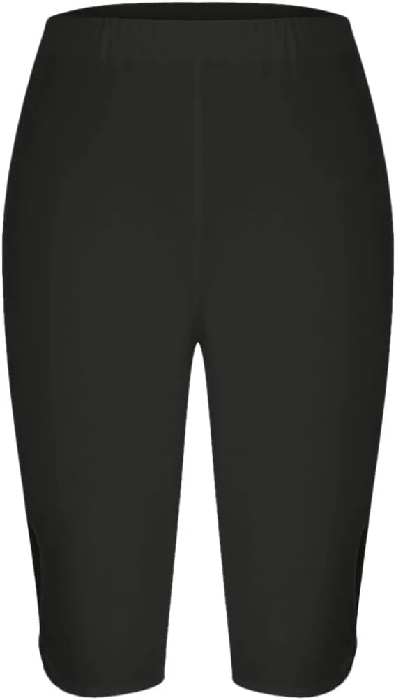 Sports Yoga Shorts for Women High-Waisted Solid Slim Fit Five-Point with Side Button Stylish Summer Casual Bottoms