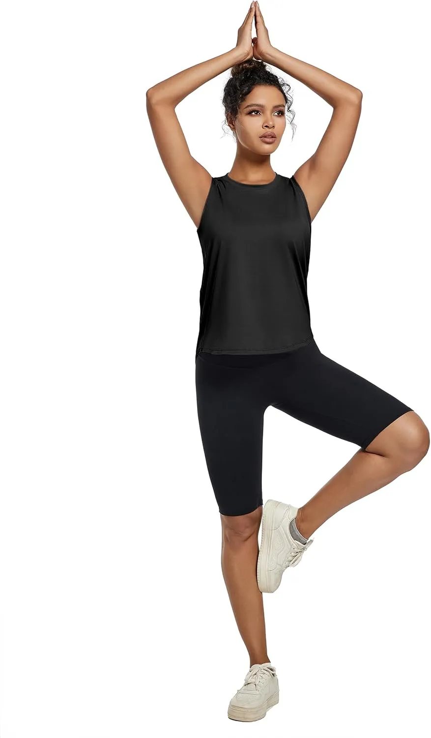 TELALEO 5 Pack Workout Tank Tops for Women Sleeveless Athletic Yoga Gym Tank Tops Quick Dry Loose Fit Sports Shirts