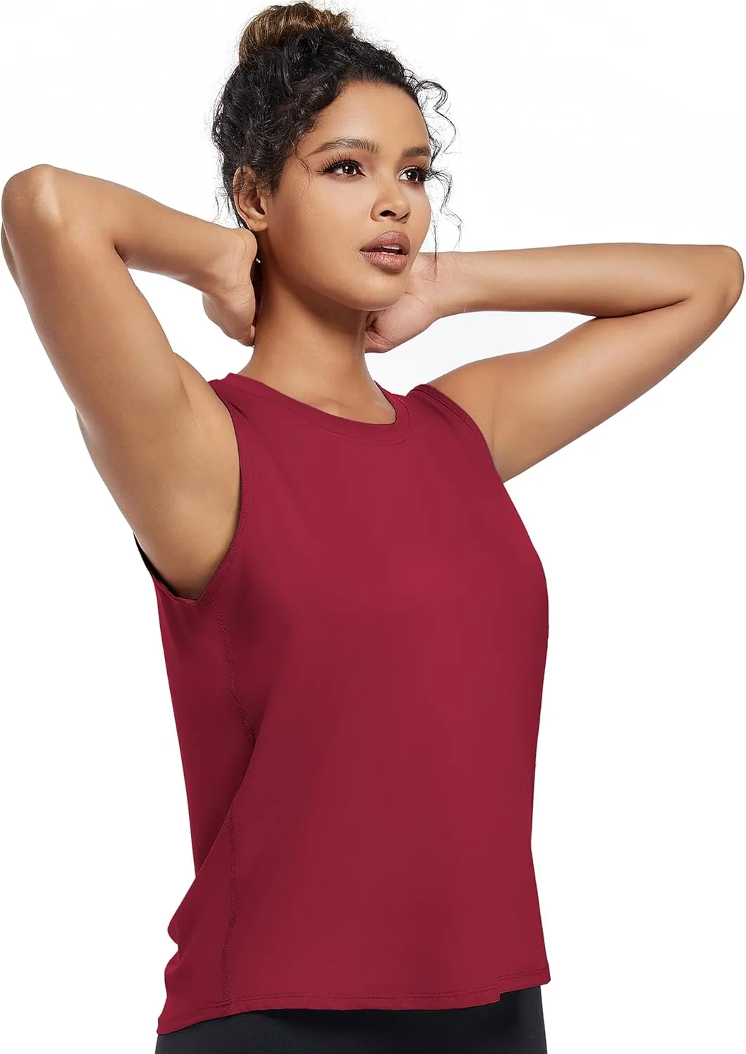 TELALEO 5 Pack Workout Tank Tops for Women Sleeveless Athletic Yoga Gym Tank Tops Quick Dry Loose Fit Sports Shirts