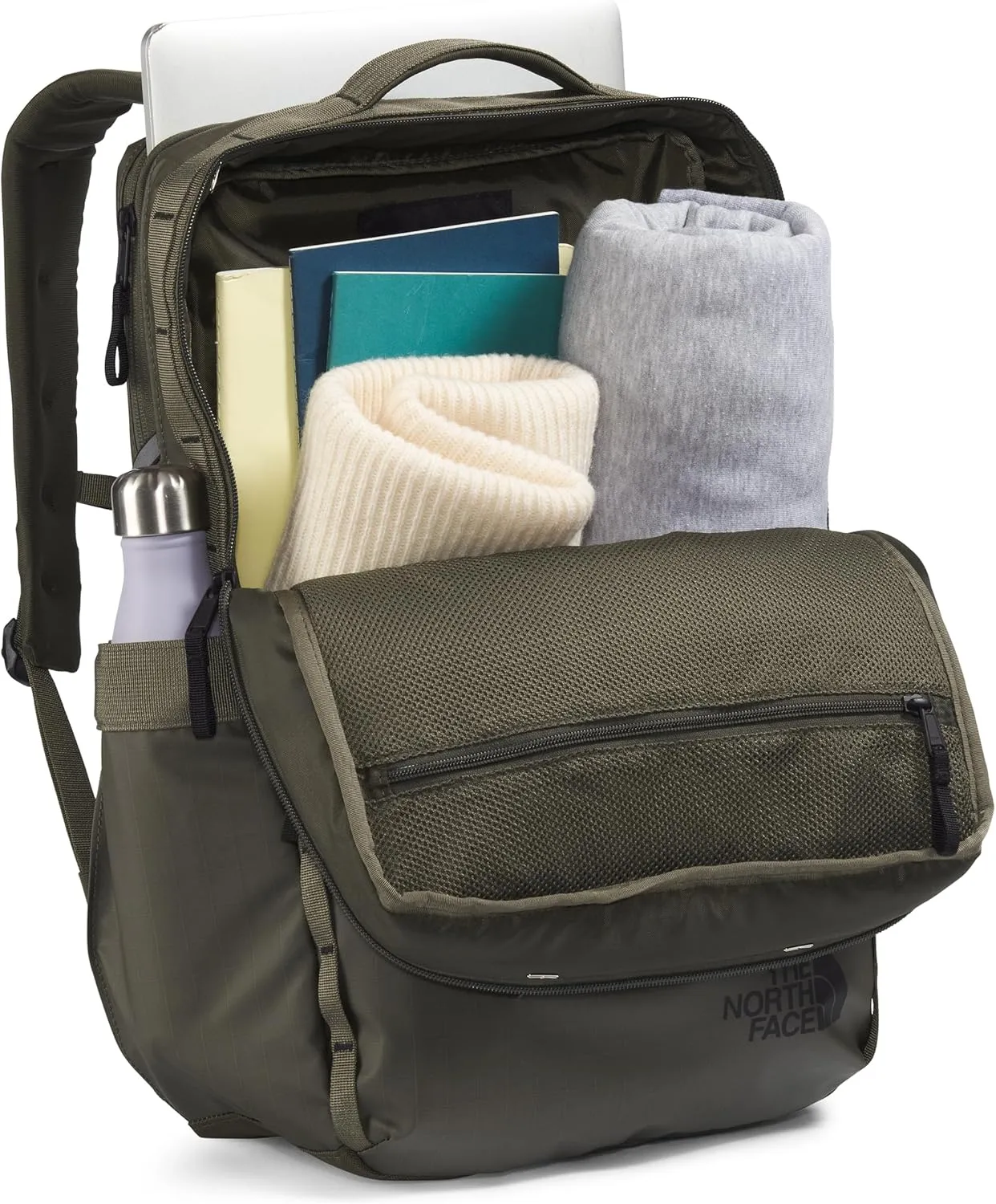 THE NORTH FACE Base Camp Voyager Daypack, New Taupe Green/TNF Black, One Size