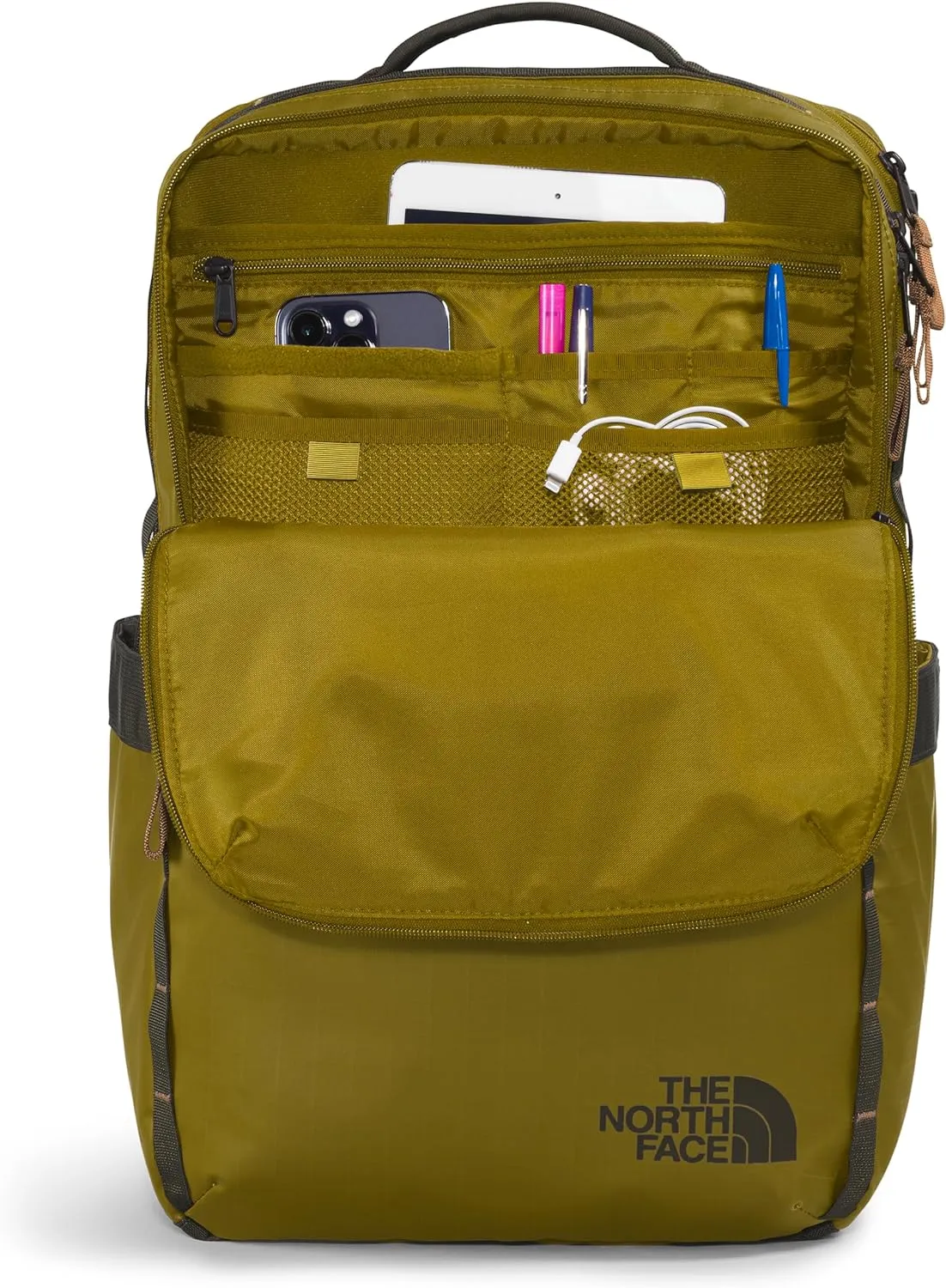 THE NORTH FACE Base Camp Voyager Daypack, Sulphur Moss/New Taupe Green/Utility Brown, One Size