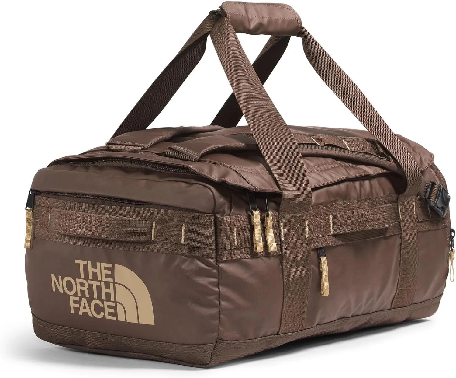 THE NORTH FACE Base Camp Voyager Duffel42L - PFAS Free, Smokey Brown/Khaki Stone, One Size