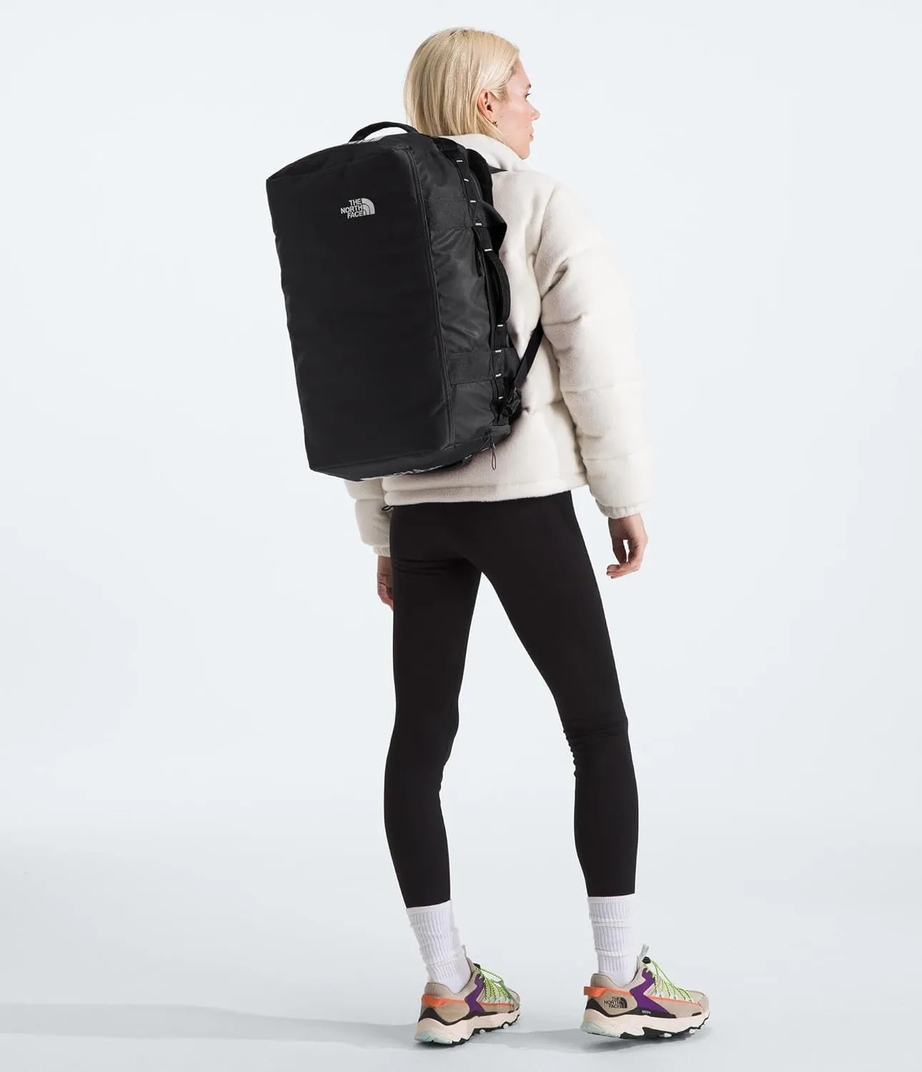 THE NORTH FACE Base Camp Voyager Duffel42L - PFAS Free, TNF Black/TNF White-NPF, One Size