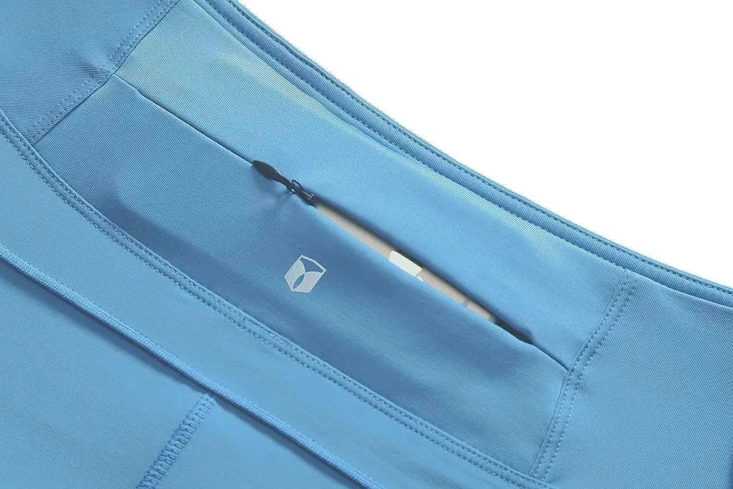 Tough Mode Womens 3" Lightweight Running WOD Volleyball Shorts Workout Mesh Liner Zip Pocket