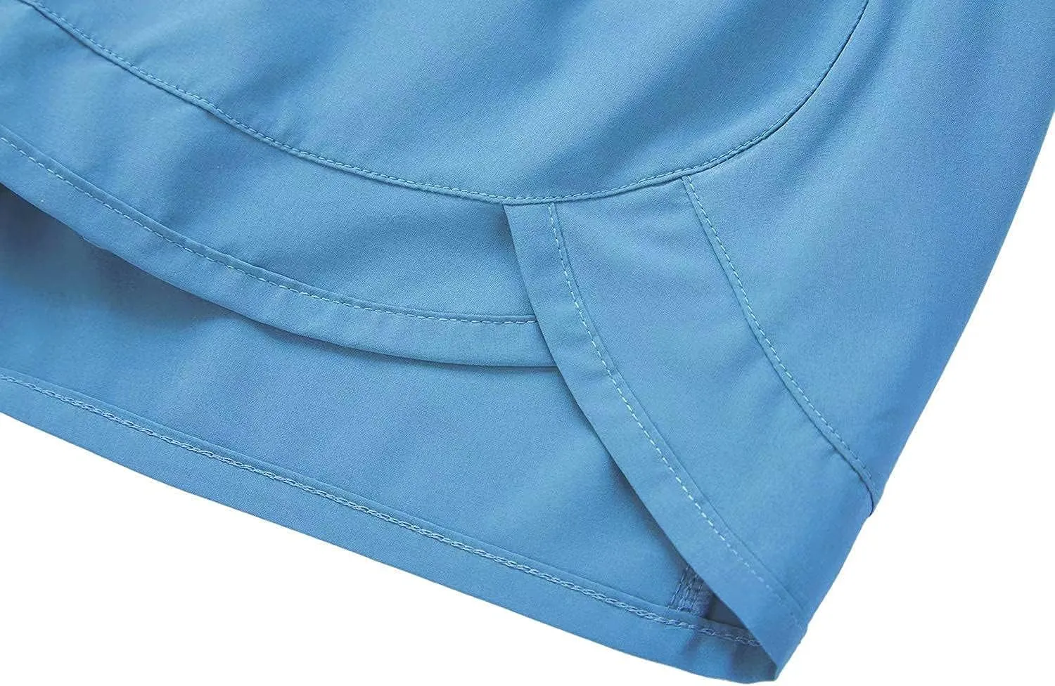Tough Mode Womens 3" Lightweight Running WOD Volleyball Shorts Workout Mesh Liner Zip Pocket