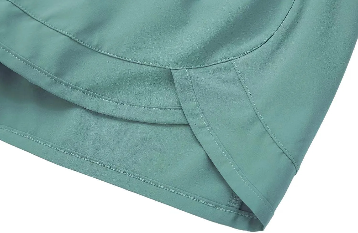 Tough Mode Womens 3" Lightweight Running WOD Volleyball Shorts Workout Mesh Liner Zip Pocket