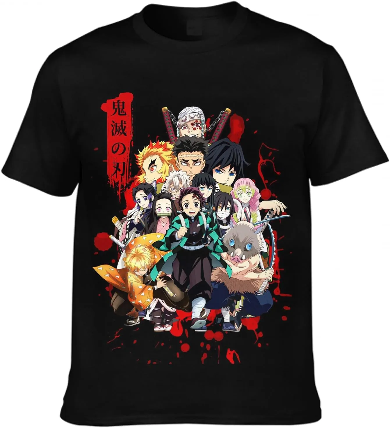 Unisex Anime Shirt Athletic Tops Mens Cartoon Tee Shirts