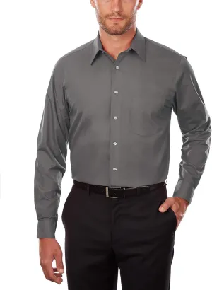 Van Heusen Men's Tall FIT Dress Shirts Poplin