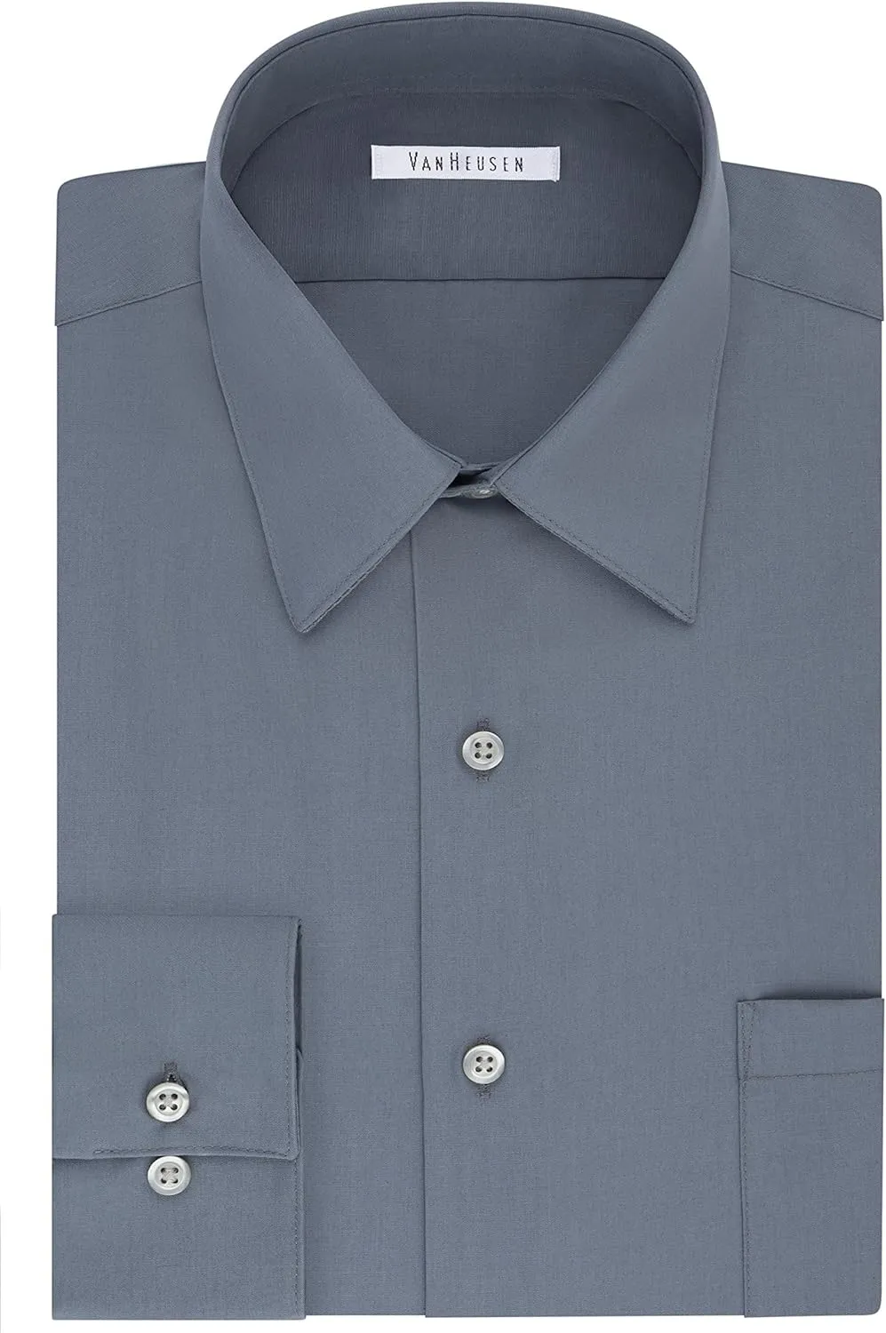 Van Heusen Men's Tall FIT Dress Shirts Poplin