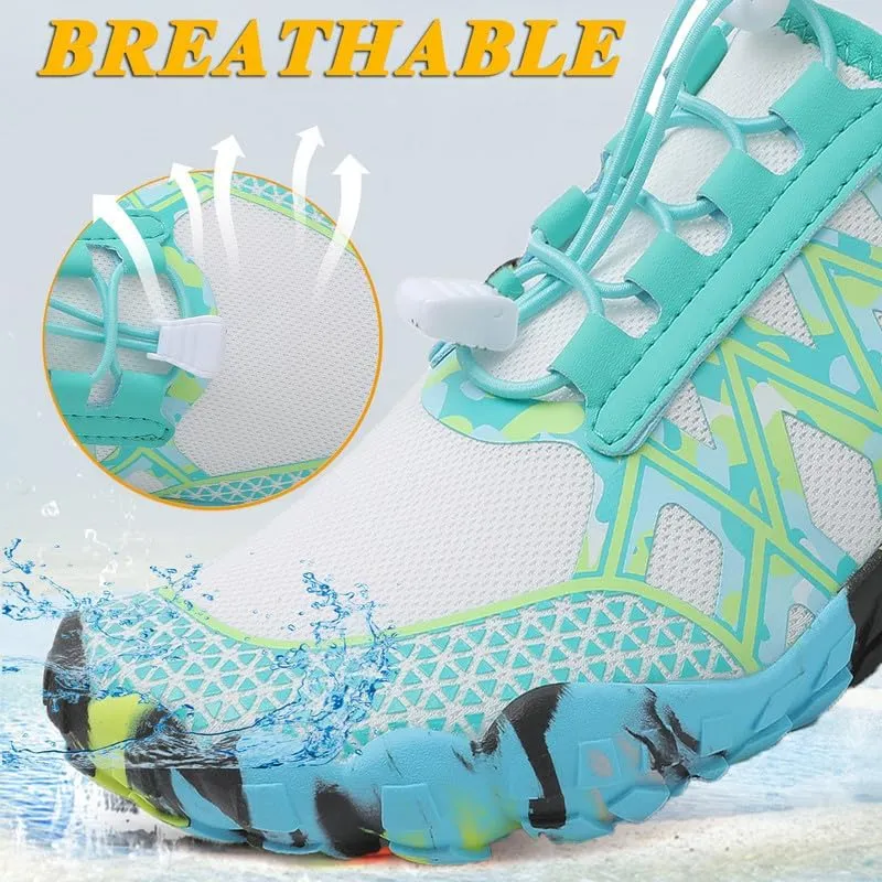 Water Shoes Men Women Barefoot Shoes Outdoor for Beach Aqua Swim Pool River Water Quick Dry Boating Fishing Diving Surfing with Yoga Aerobics