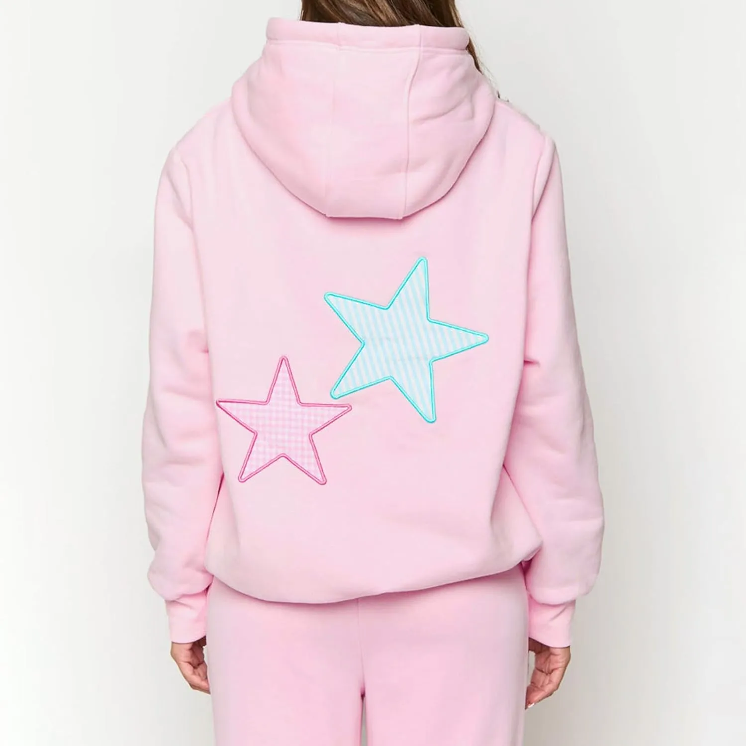 Women Cute Oversized Hoodies Y2k Graphic Embroidered Top Teen Girl Preppy Loose Fit Flower Fall Sweatshirt Streetwear