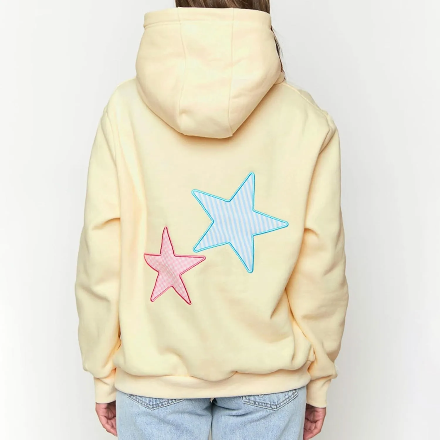 Women Cute Oversized Hoodies Y2k Graphic Embroidered Top Teen Girl Preppy Loose Fit Flower Fall Sweatshirt Streetwear
