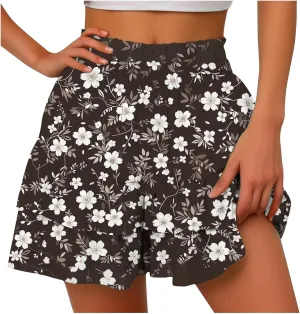Women's Athletic Skirts with Shorts Underneath, Tennis Golf Skorts Tummy Control Pockets for Workout Gym 2025