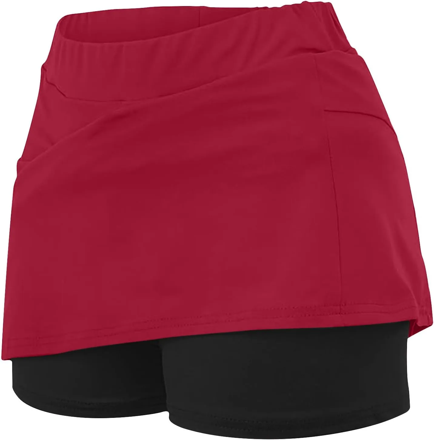 Women's Golf Skorts Color Block Skirt with Built-in Shorts Summer Tennis Athletic Skort Vacation Running Clothes 2025