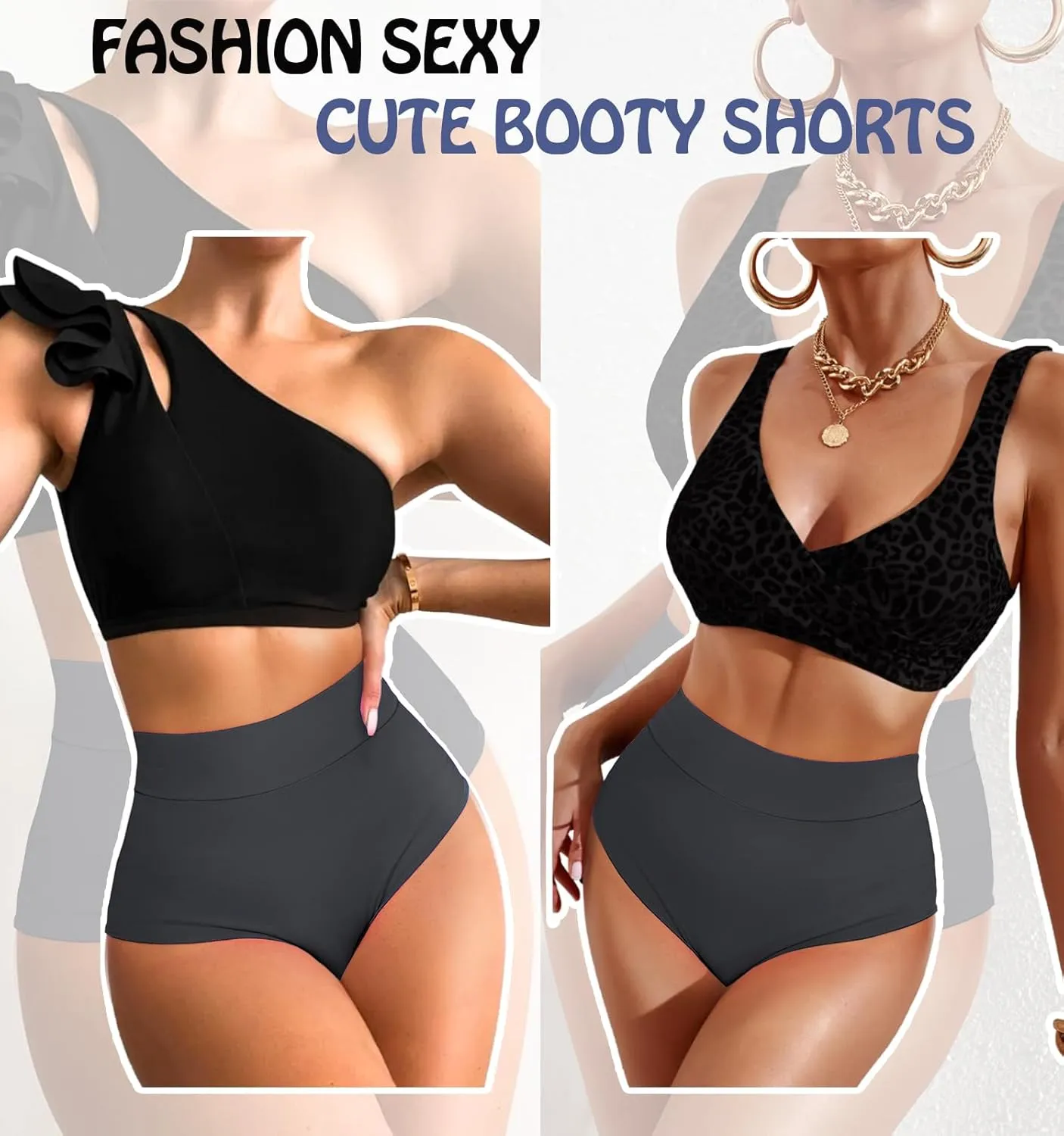 Women's High Waist Yoga Booty Shorts V Back Scrunch Gym Workout Spandex Dance Hot Pants Butt Lifting Rave Bottoms