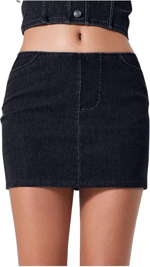 Women's Mini Skirt Shorts Casual Summer Stylish Skirt Pants High Waist Yoga Skirt Butt Lifting Running Sports Legging