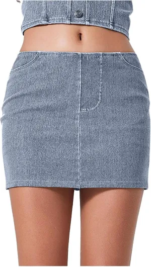 Women's Mini Skirt Shorts Casual Summer Stylish Skirt Pants High Waist Yoga Skirt Butt Lifting Running Sports Legging