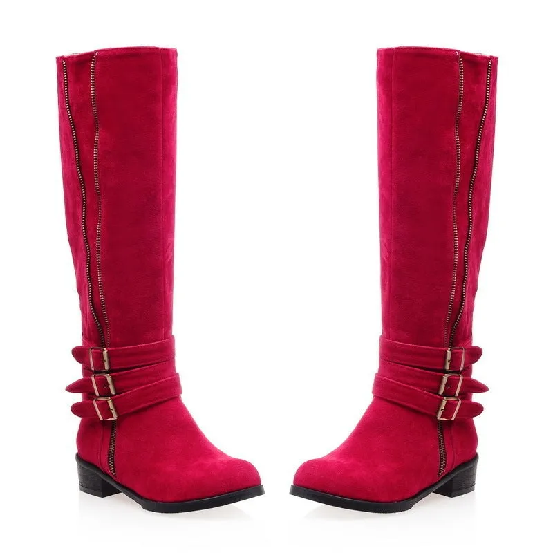 Women's Shoes Tassel Women's Shoes High Heel Thick Heel Fashion High Tube Boots