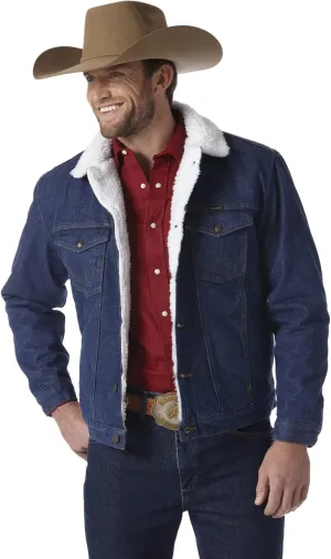 Wrangler Men's Cowboy Cut Western Lined Denim Jacket